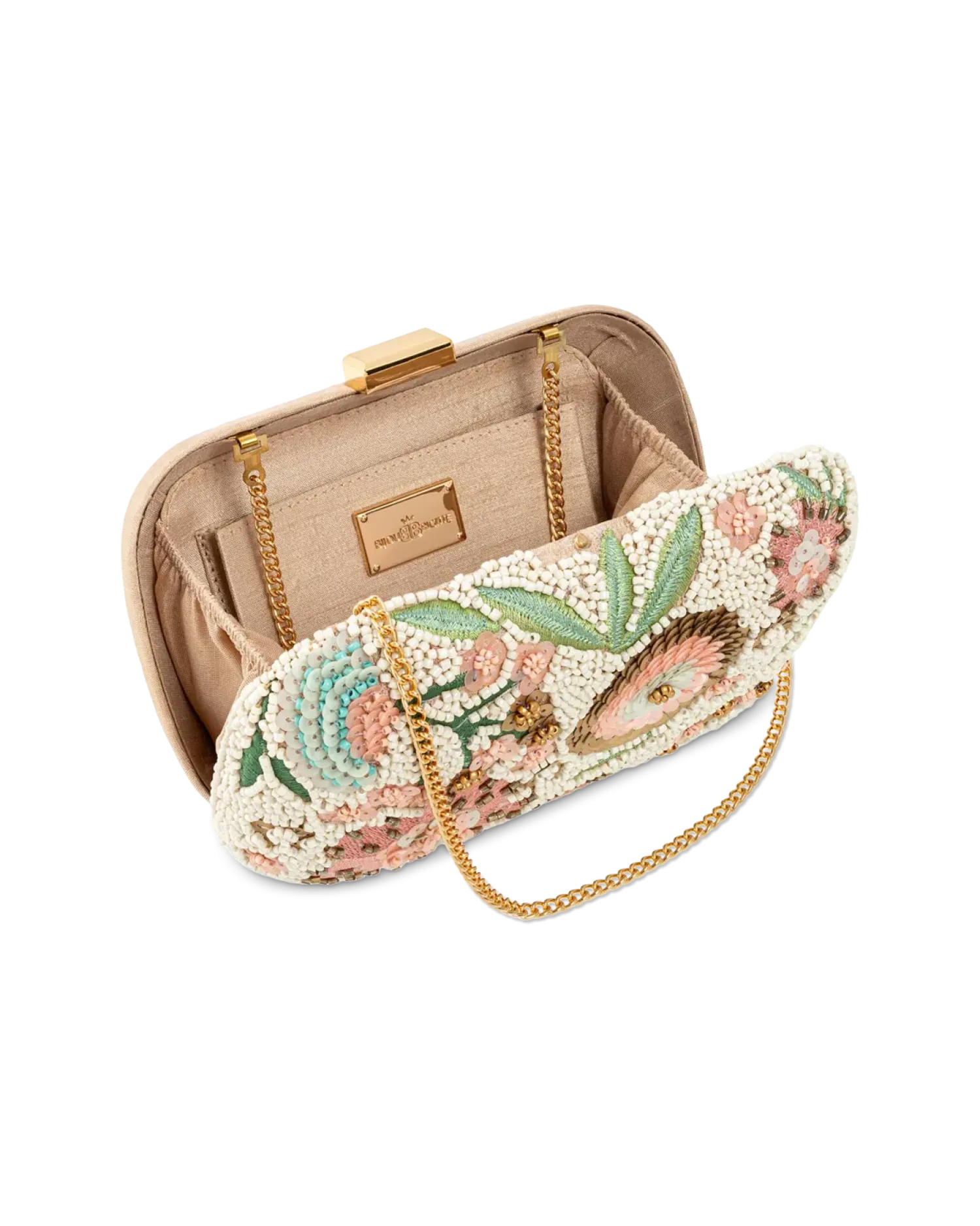Bijou Brigitte Pochette rigide - Beaded Blossom Clearance