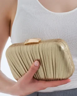 Bijou Brigitte Pochette rigide - Golden Shine Discount