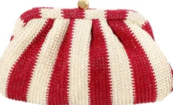 Bijou Brigitte Pochette rigide - Pink Stripes Best