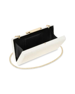 Bijou Brigitte Pochette rigide - Shiny Ivory New