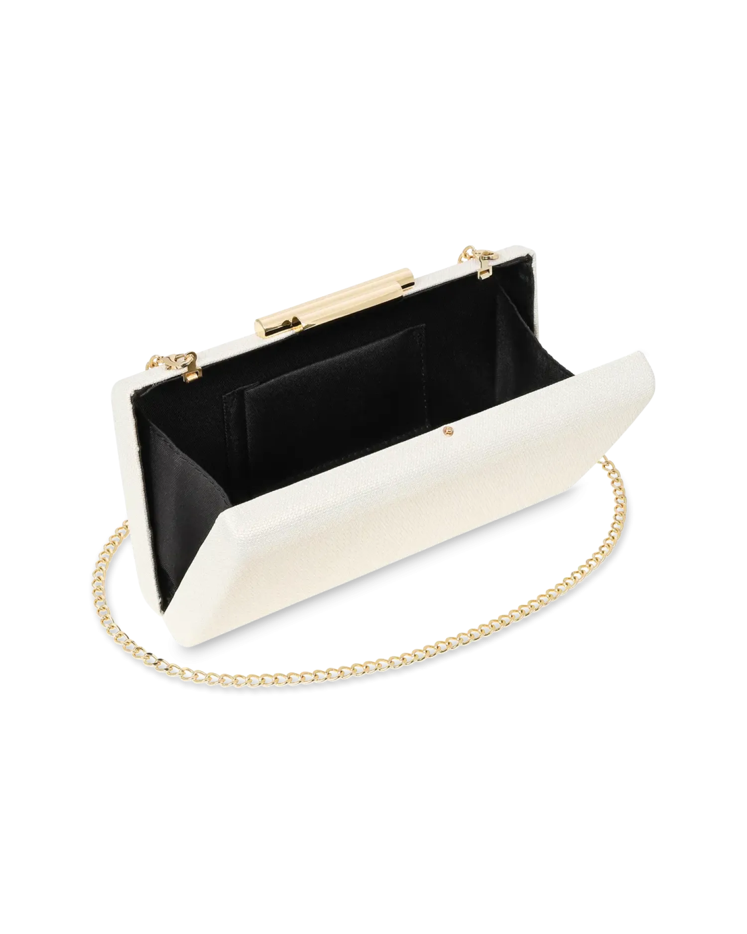 Bijou Brigitte Pochette rigide - Shiny Ivory New