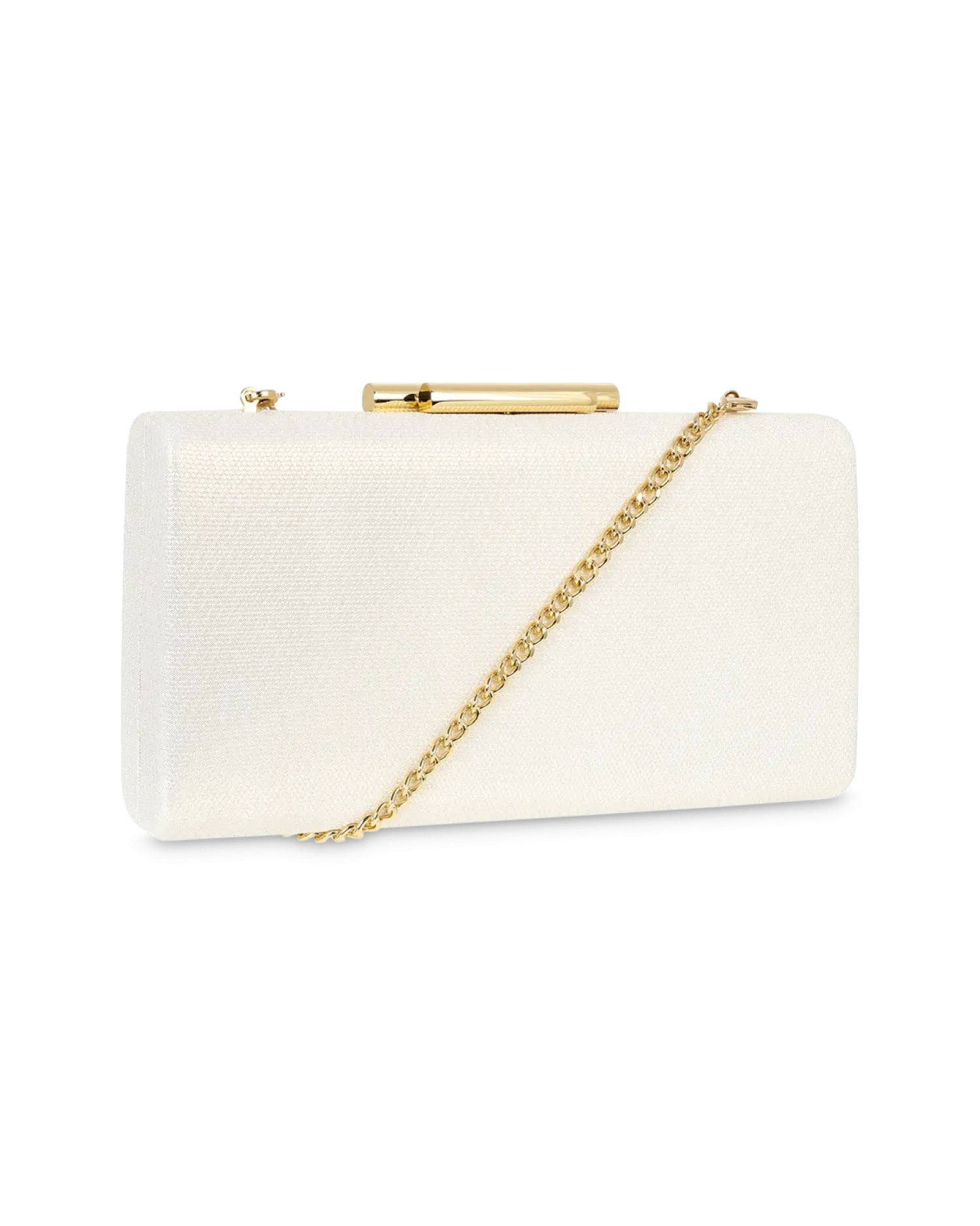 Bijou Brigitte Pochette rigide - Shiny Ivory New