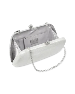 Bijou Brigitte Pochette rigide - Silver Sparkles Sale
