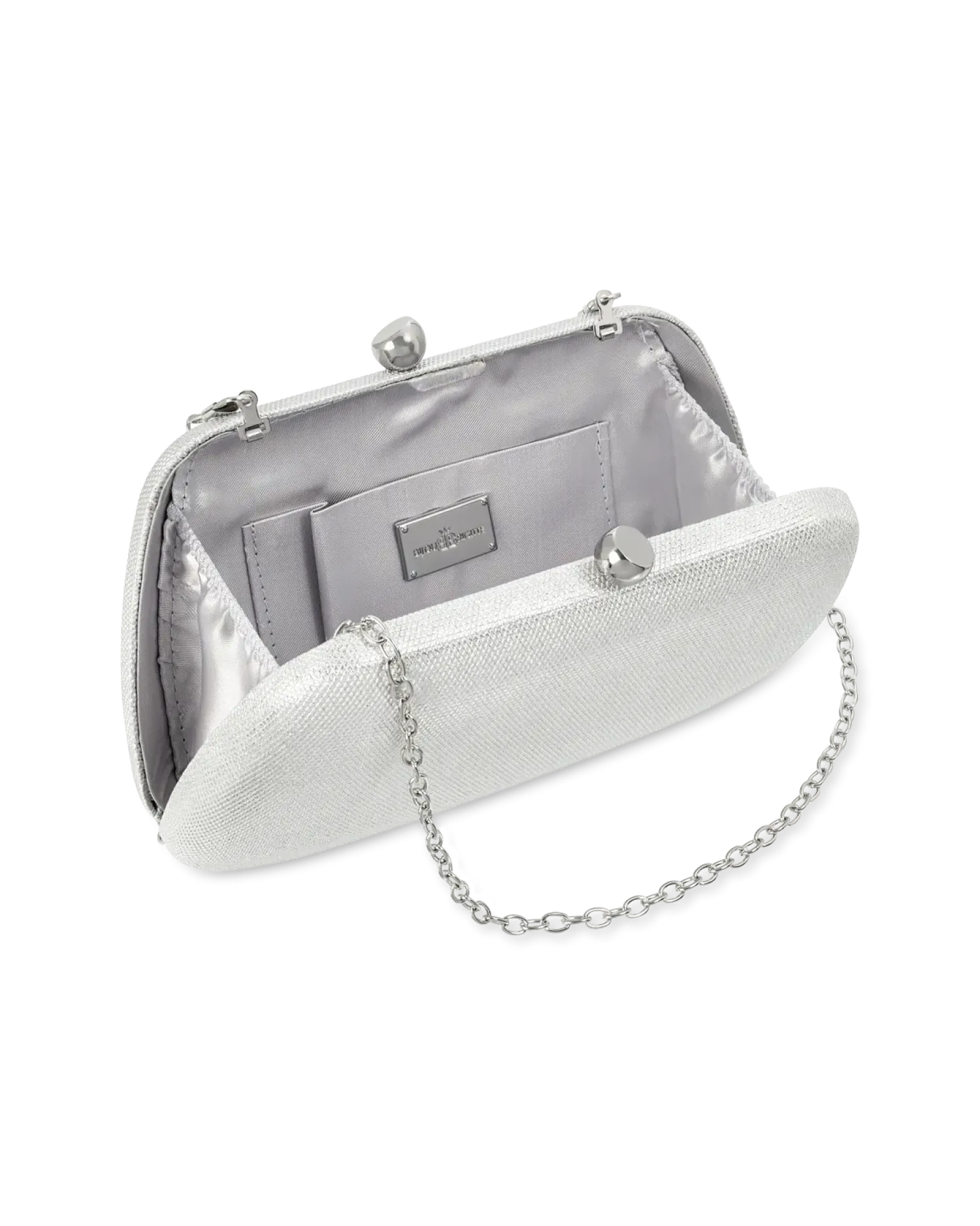 Bijou Brigitte Pochette rigide - Silver Sparkles Sale