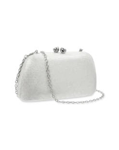 Bijou Brigitte Pochette rigide - Silver Sparkles Sale