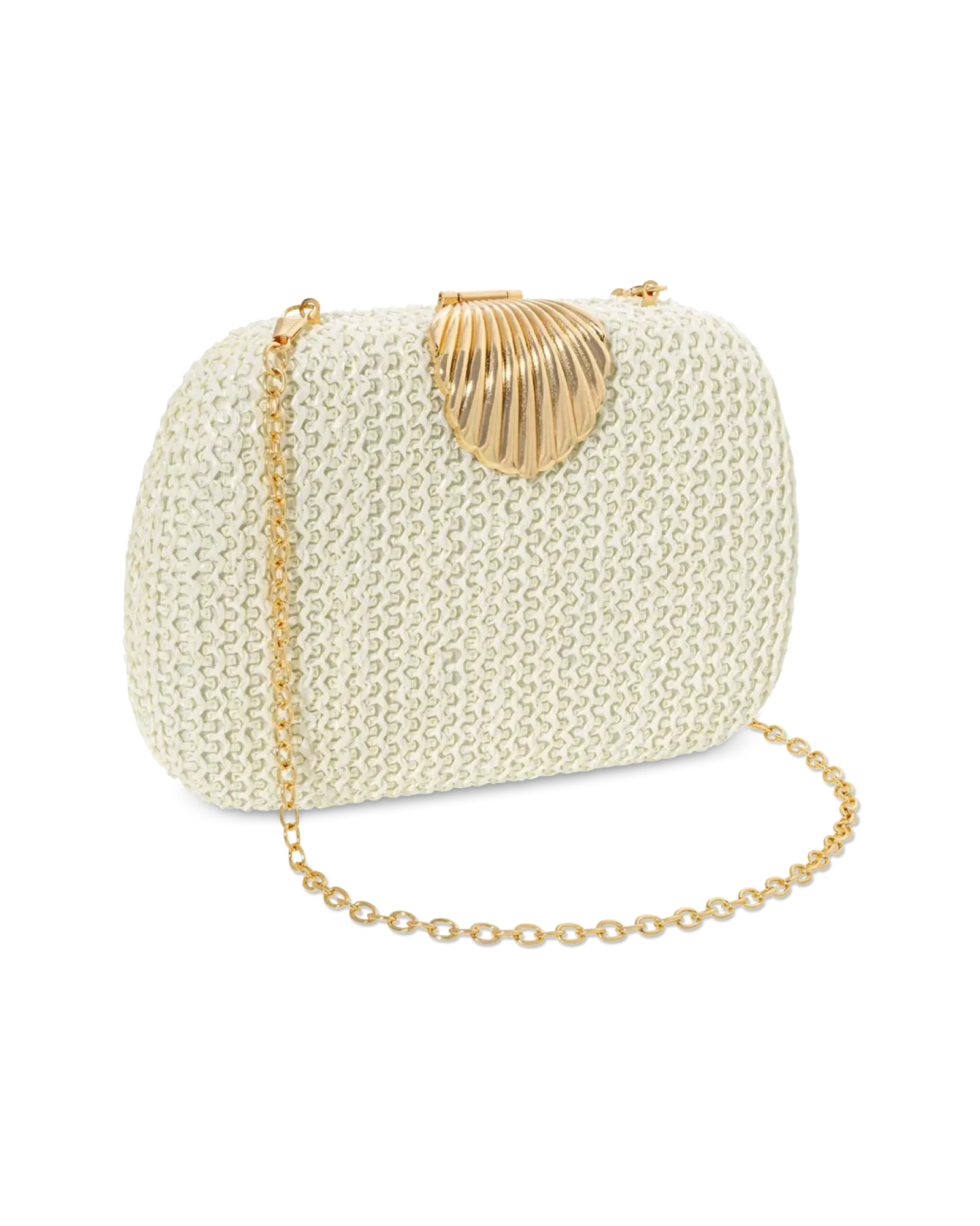 Bijou Brigitte Pochette rigide - White Shell Discount