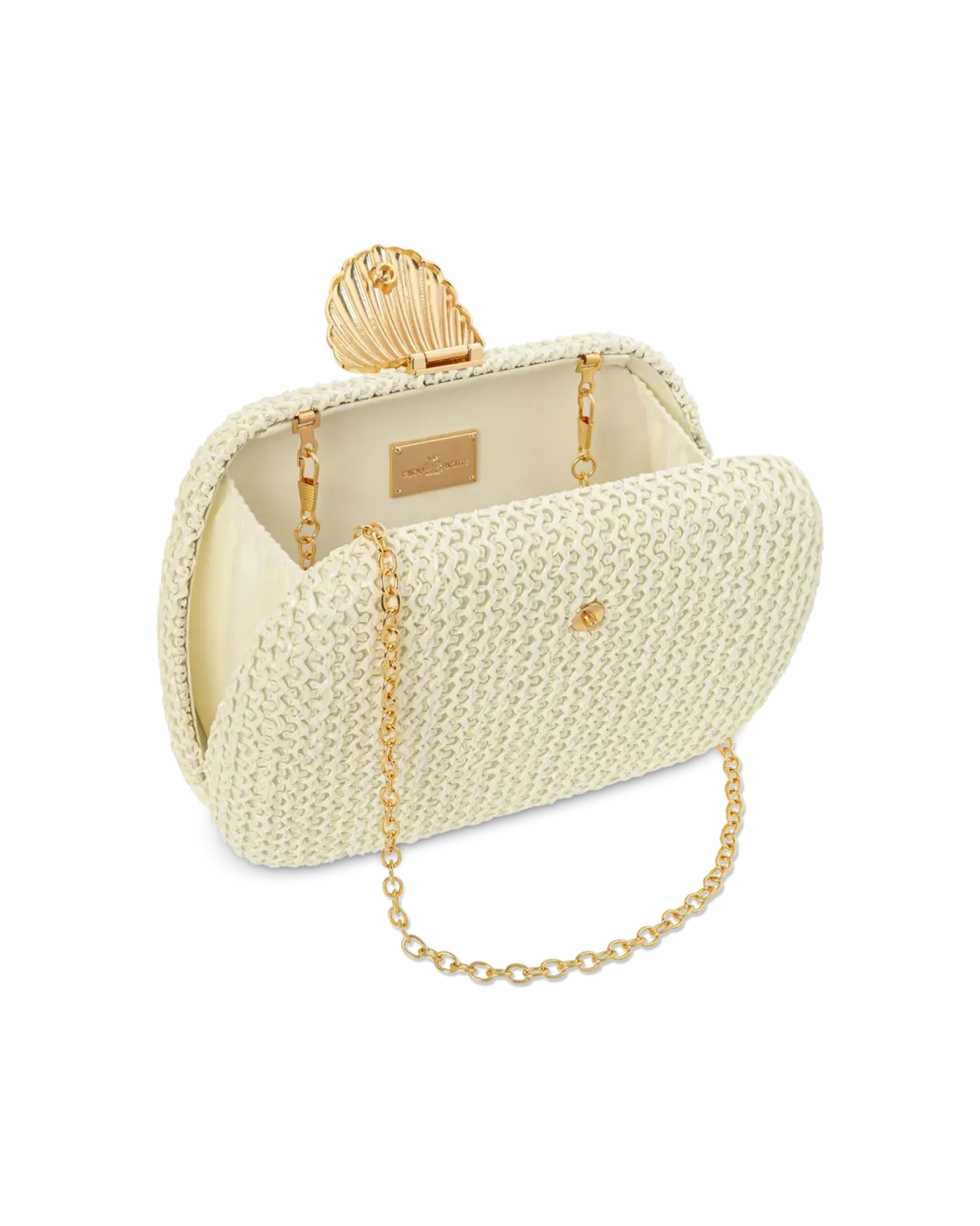 Bijou Brigitte Pochette rigide - White Shell Discount