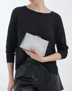 Bijou Brigitte Pochette - Shimmering Silver Clearance
