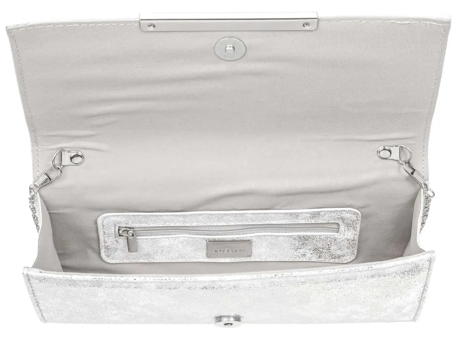 Bijou Brigitte Pochette - Silver Sparkle Discount