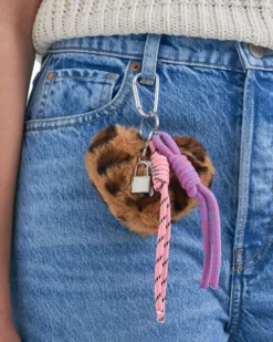 Bijou Brigitte Porte-clés - Wild Pink Clearance
