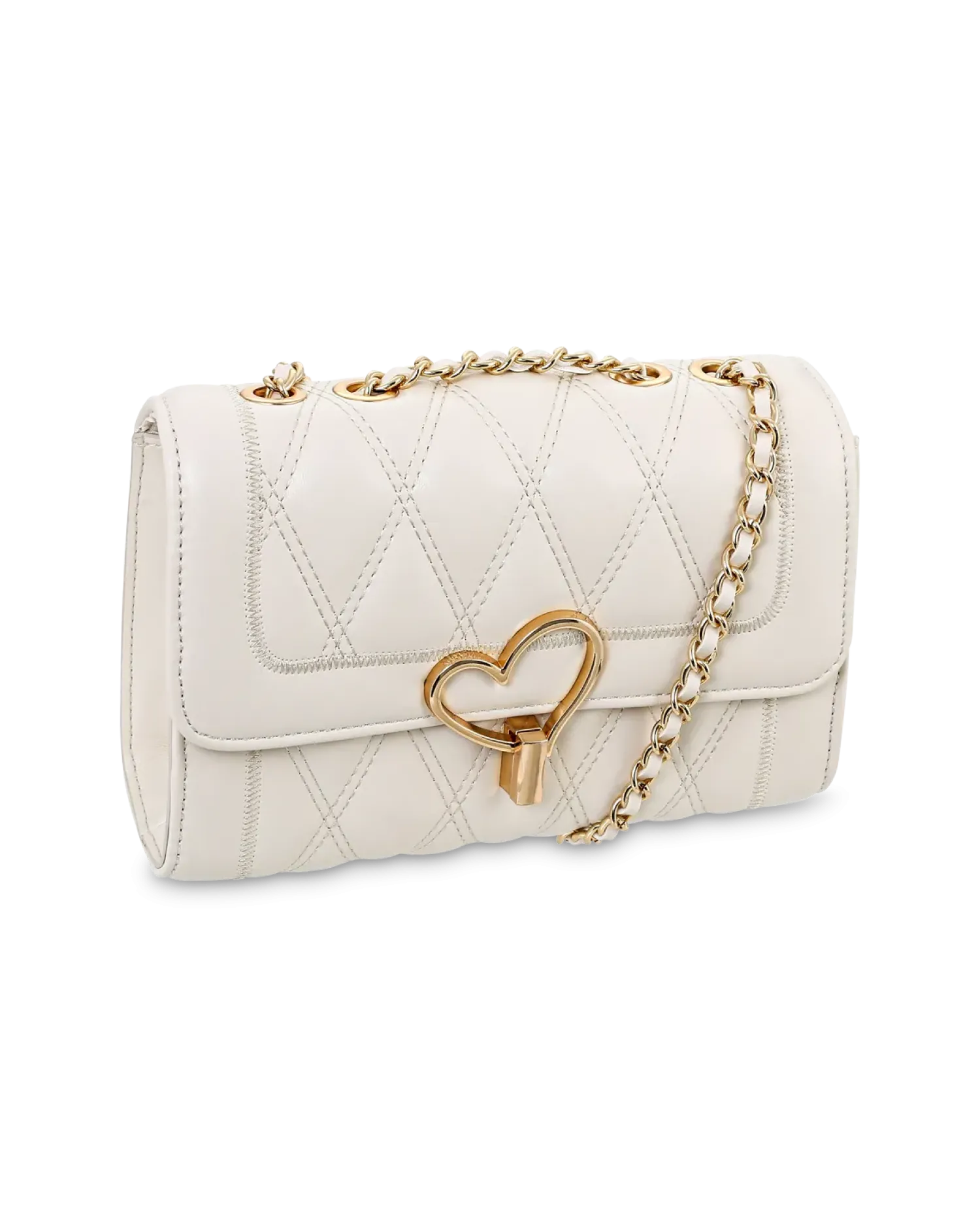 Bijou Brigitte Sac - Beige Heart Online