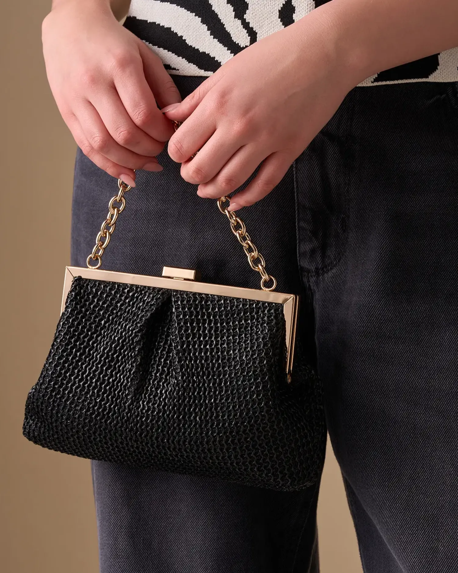 Bijou Brigitte Sac - Black Glam Discount
