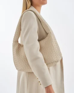 Bijou Brigitte Sac - Braided Beige Hot