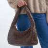 Bijou Brigitte Sac - Braided Brown Outlet