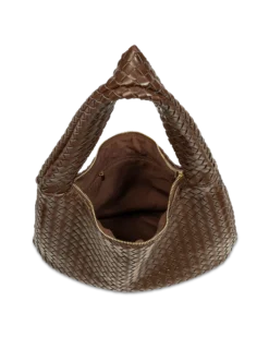 Bijou Brigitte Sac - Braided Brown Outlet