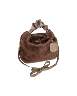 Bijou Brigitte Sac - Brown Fur Hot
