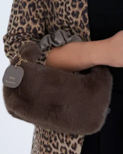 Bijou Brigitte Sac - Brown Fur Hot