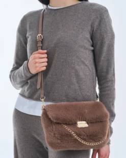 Bijou Brigitte Sac - Chocolate Fur Outlet