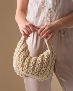 Bijou Brigitte Sac - Ivory Crochet Outlet