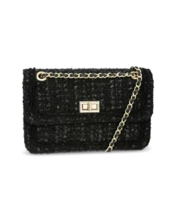 Bijou Brigitte Sac - Knitted Black Online