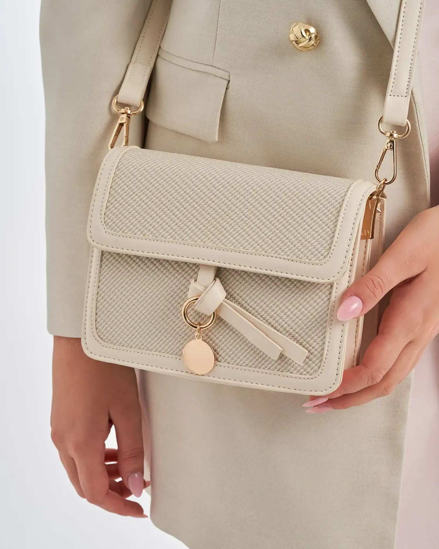 Bijou Brigitte Sac à main - Beige Basic Online