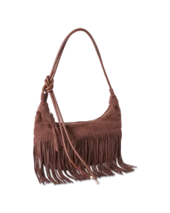 Bijou Brigitte Sac à main - Brown Fringes Discount