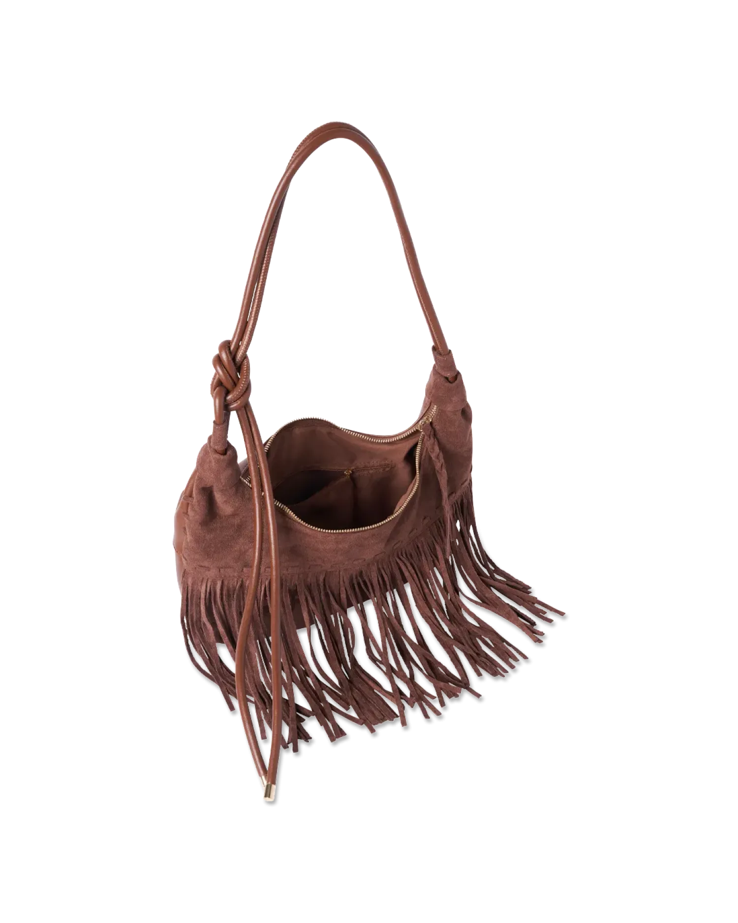 Bijou Brigitte Sac à main - Brown Fringes Discount