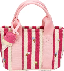 Bijou Brigitte Sac à main pour enfants - Pink Stripes Sale