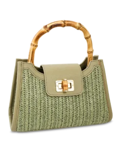 Bijou Brigitte Sac - Natural Green Sale