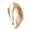Bijou Brigitte Serre-tête - Brown Raffia Best