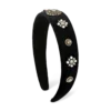 Bijou Brigitte Serre-tête - Royal Black Clearance