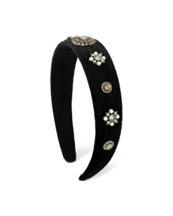 Bijou Brigitte Serre-tête - Royal Black Clearance