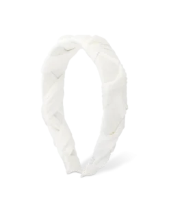 Bijou Brigitte Serre-tête - White Braid Sale