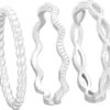 Bijou Brigitte Set de bagues - Silver Waves