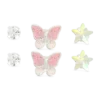 Bijou Brigitte Set de boucles d'oreilles - Pink Butterfly Online