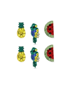 Bijou Brigitte Set de boucles d'oreilles – Tropical Paradise Clearance