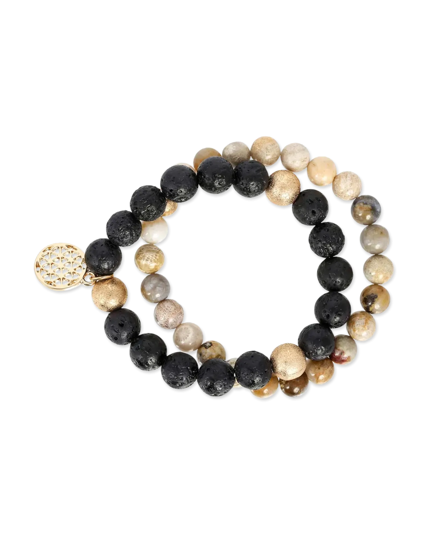 Bijou Brigitte Set de bracelets - Flower of Life Clearance