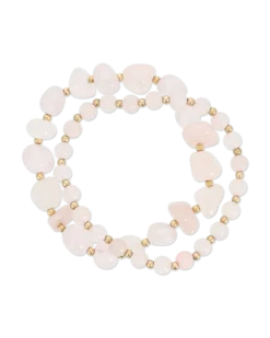 Bijou Brigitte Set de bracelets - Gold Quartz Hot