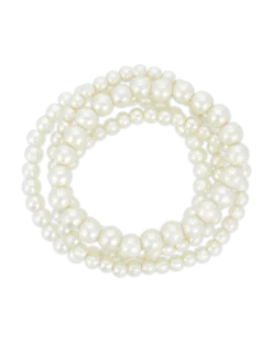 Bijou Brigitte Set de bracelets - White Passion Outlet